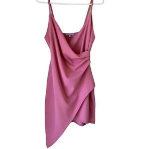 Pink Asymmetrical Mini Dress NWOT